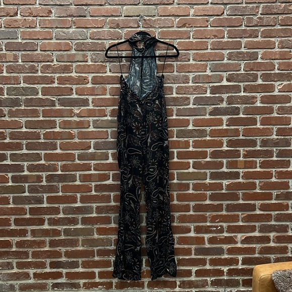 ASTR Paisley Jumpsuit - Picture 2 of 4